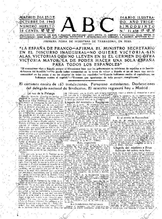 ABC MADRID 23-10-1942 página 3