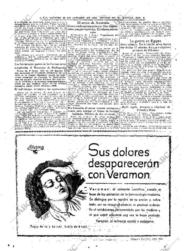 ABC MADRID 23-10-1942 página 8