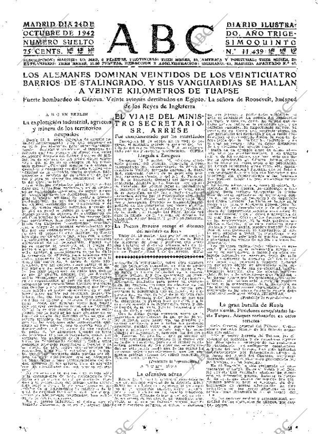 ABC MADRID 24-10-1942 página 7