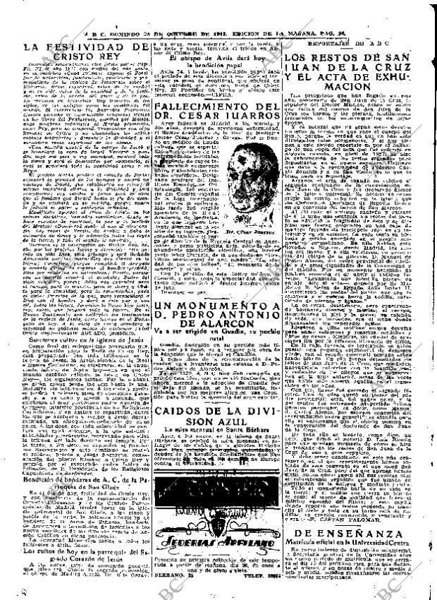 ABC MADRID 25-10-1942 página 26