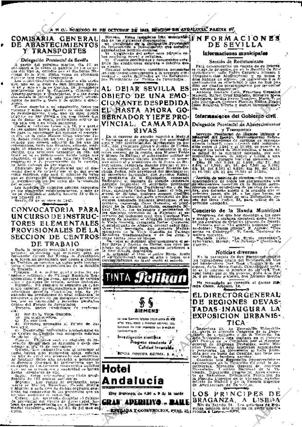 ABC SEVILLA 25-10-1942 página 13