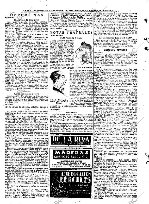ABC SEVILLA 25-10-1942 página 16