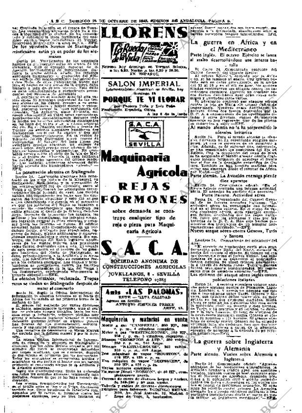 ABC SEVILLA 25-10-1942 página 8