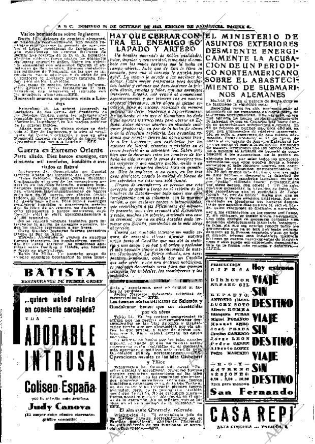 ABC SEVILLA 25-10-1942 página 9