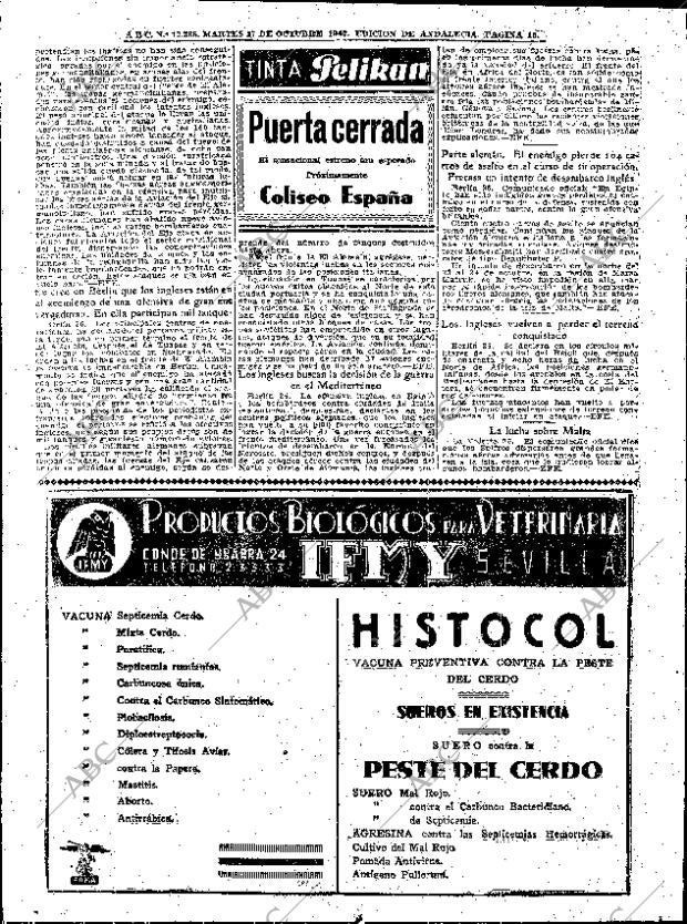 ABC SEVILLA 27-10-1942 página 10