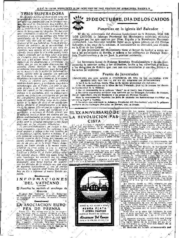 ABC SEVILLA 28-10-1942 página 9