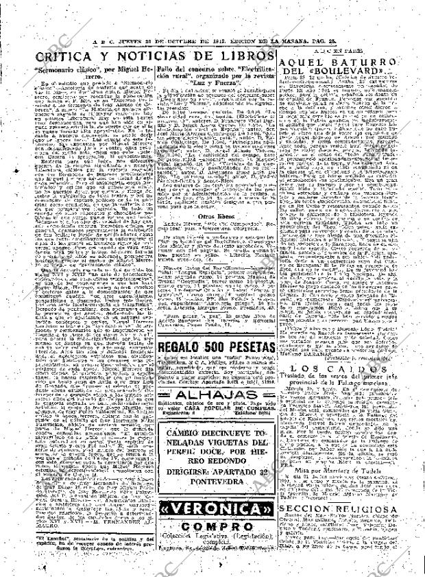 ABC MADRID 29-10-1942 página 25