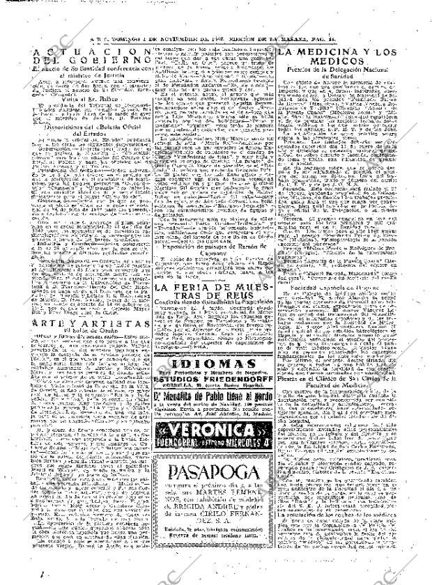 ABC MADRID 01-11-1942 página 14