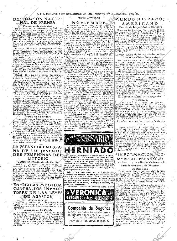 ABC MADRID 01-11-1942 página 16