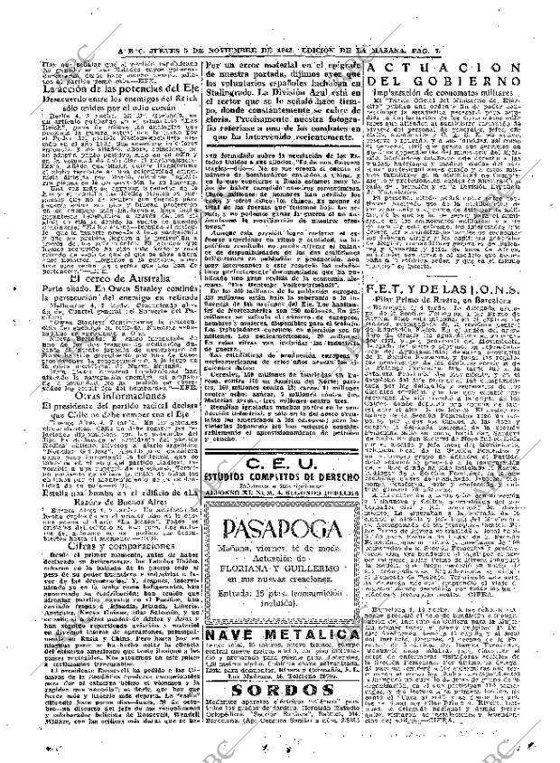 ABC MADRID 05-11-1942 página 7