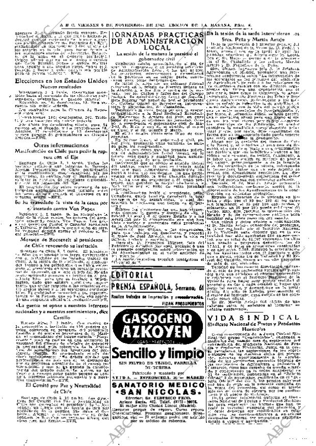 ABC MADRID 06-11-1942 página 8