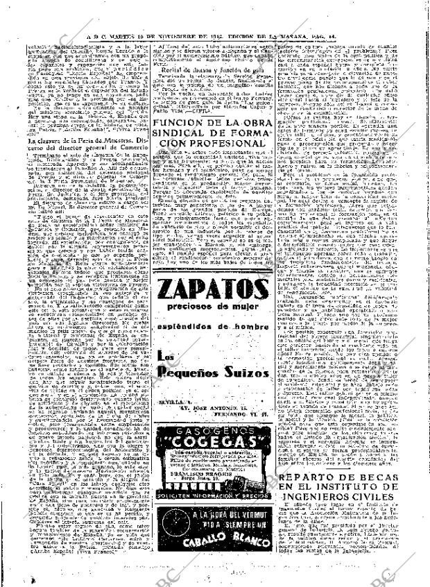 ABC MADRID 10-11-1942 página 14