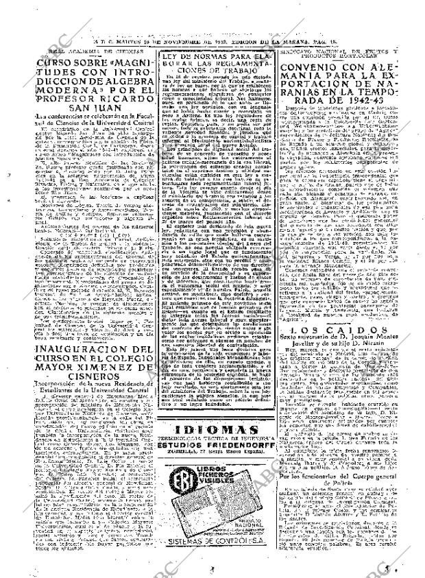 ABC MADRID 10-11-1942 página 15
