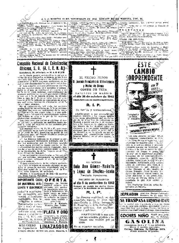 ABC MADRID 10-11-1942 página 21
