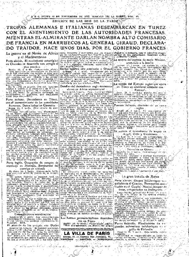 ABC MADRID 16-11-1942 página 18