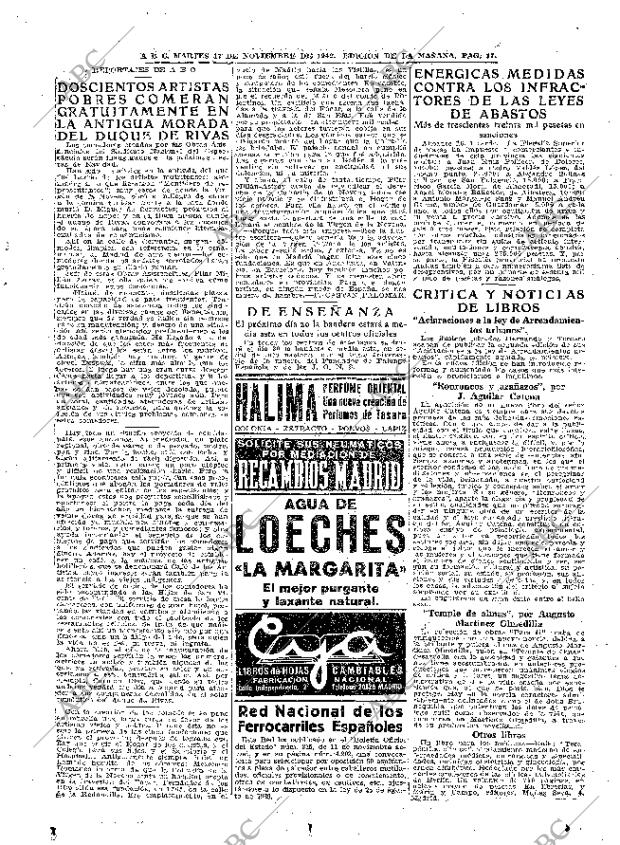 ABC MADRID 17-11-1942 página 17