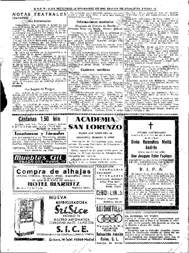 ABC SEVILLA 18-11-1942 página 17