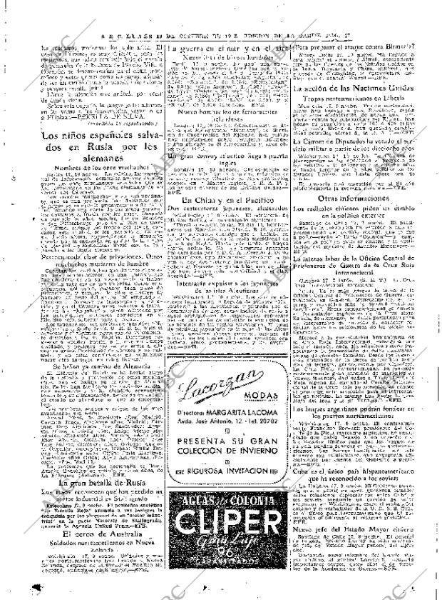 ABC MADRID 19-11-1942 página 17