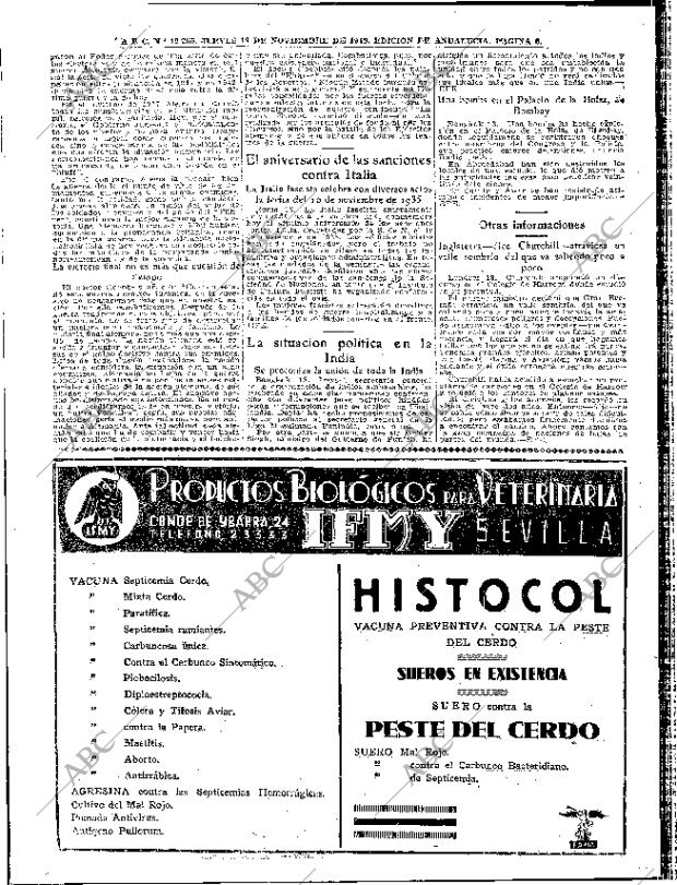 ABC SEVILLA 19-11-1942 página 6