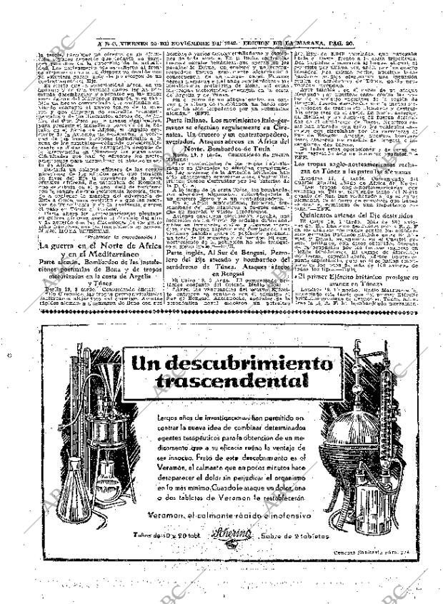 ABC MADRID 20-11-1942 página 20