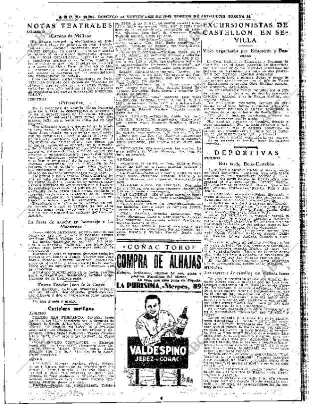 ABC SEVILLA 22-11-1942 página 14