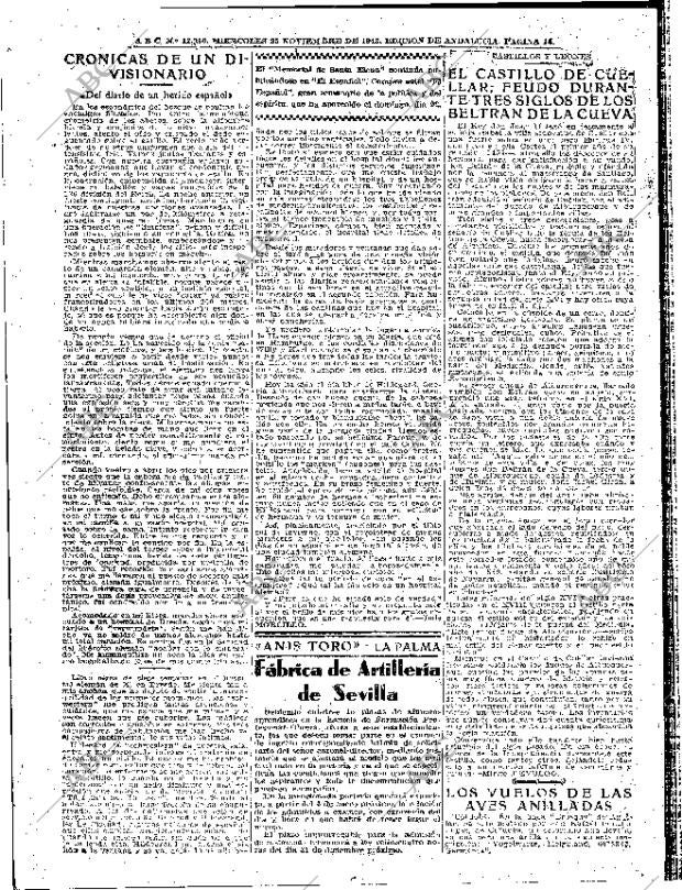 ABC SEVILLA 25-11-1942 página 14