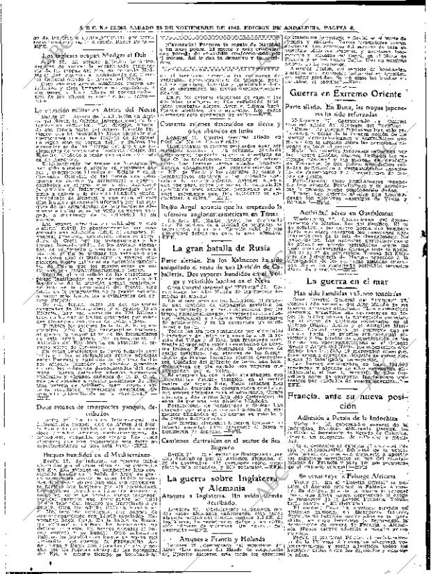 ABC SEVILLA 28-11-1942 página 6