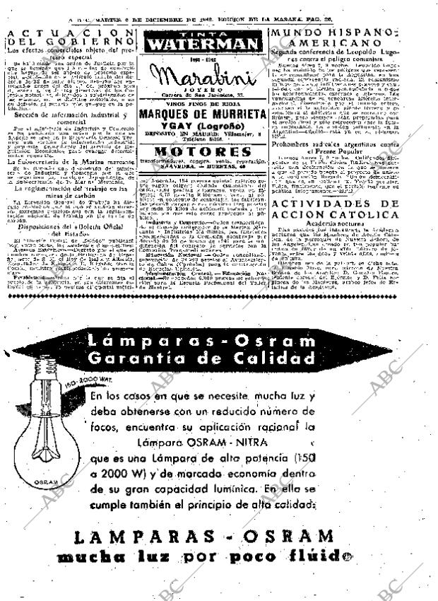 ABC MADRID 08-12-1942 página 26