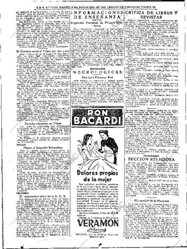 ABC SEVILLA 08-12-1942 página 22