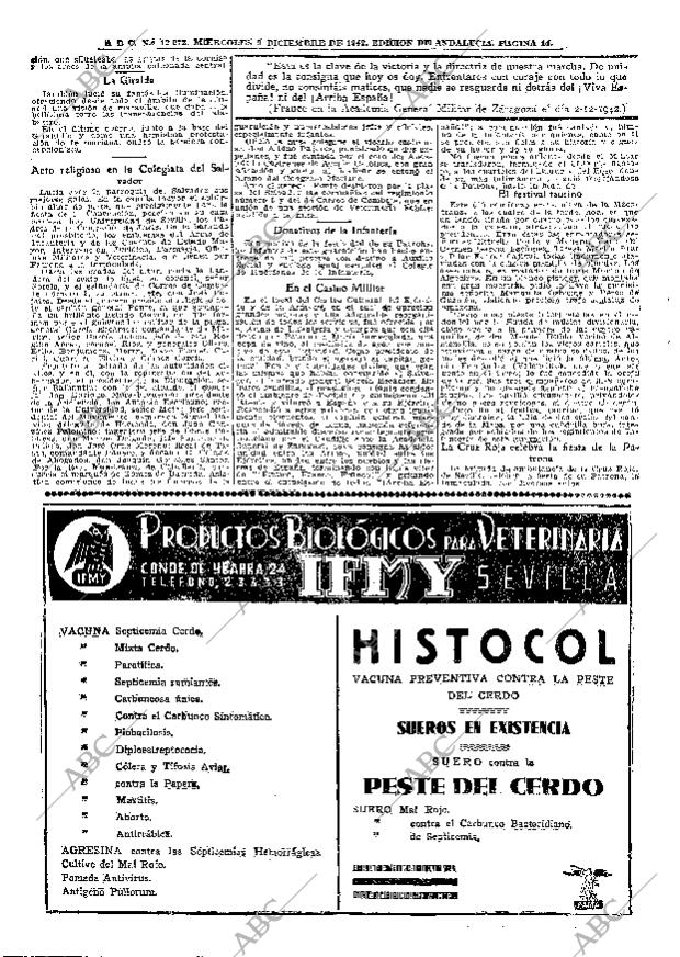 ABC SEVILLA 09-12-1942 página 14