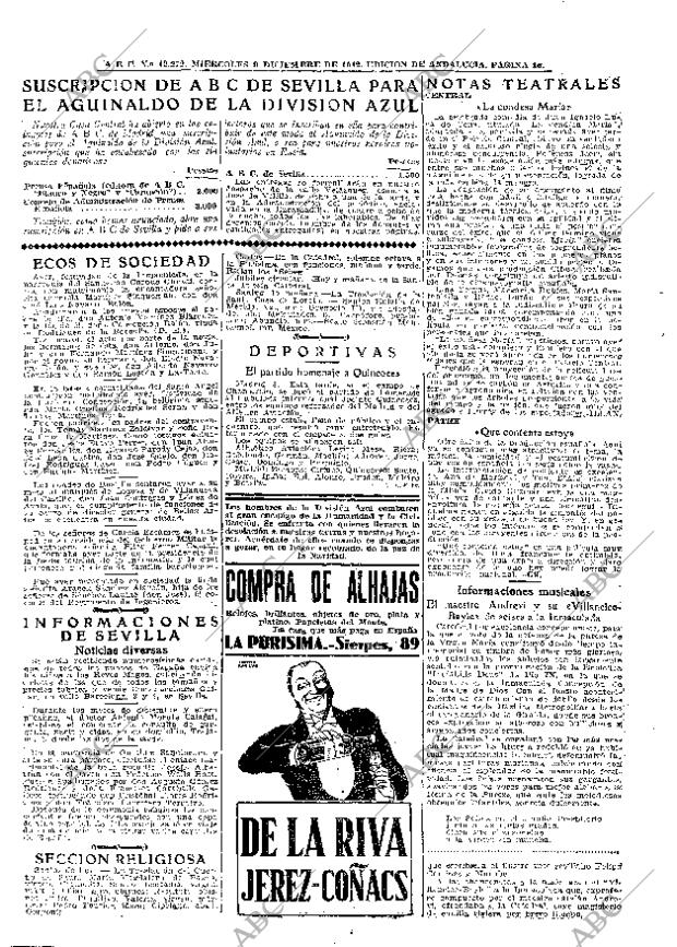 ABC SEVILLA 09-12-1942 página 16
