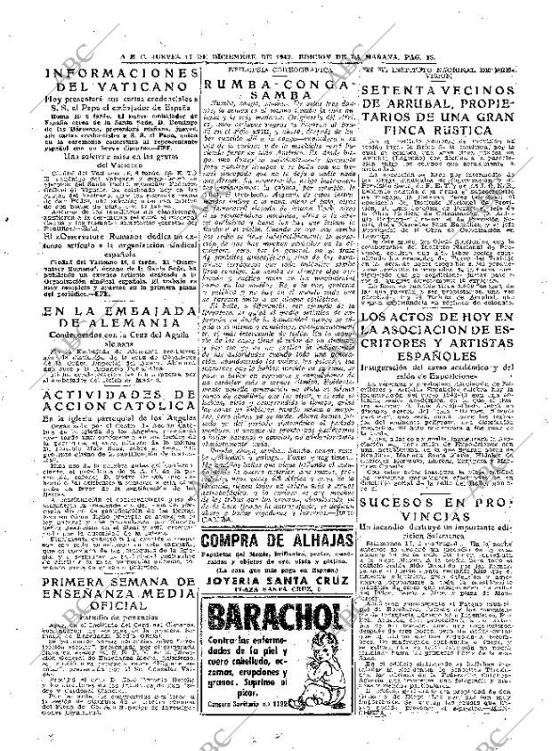 ABC MADRID 17-12-1942 página 15