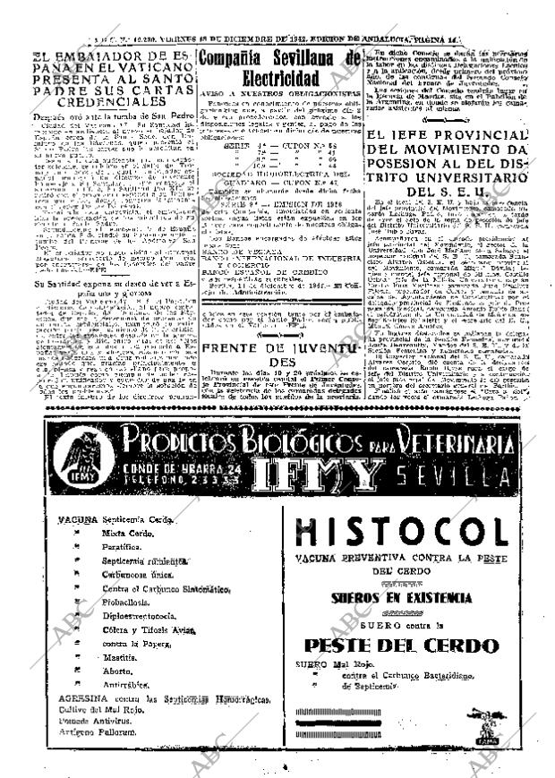 ABC SEVILLA 18-12-1942 página 14