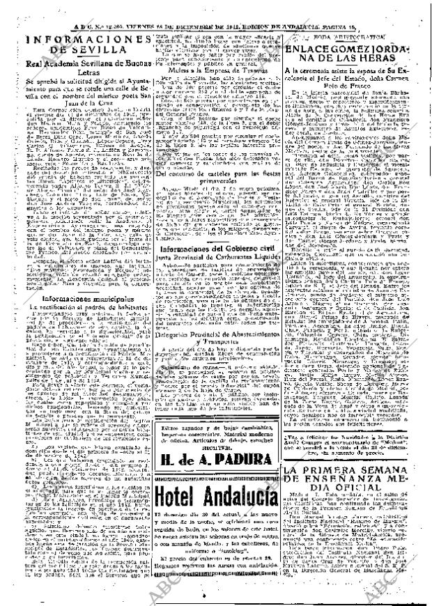 ABC SEVILLA 18-12-1942 página 15