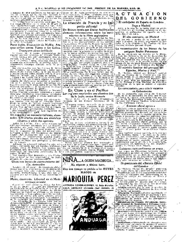 ABC MADRID 20-12-1942 página 25