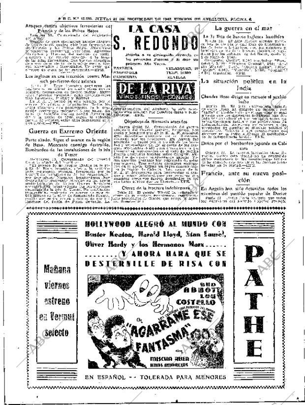 ABC SEVILLA 24-12-1942 página 6