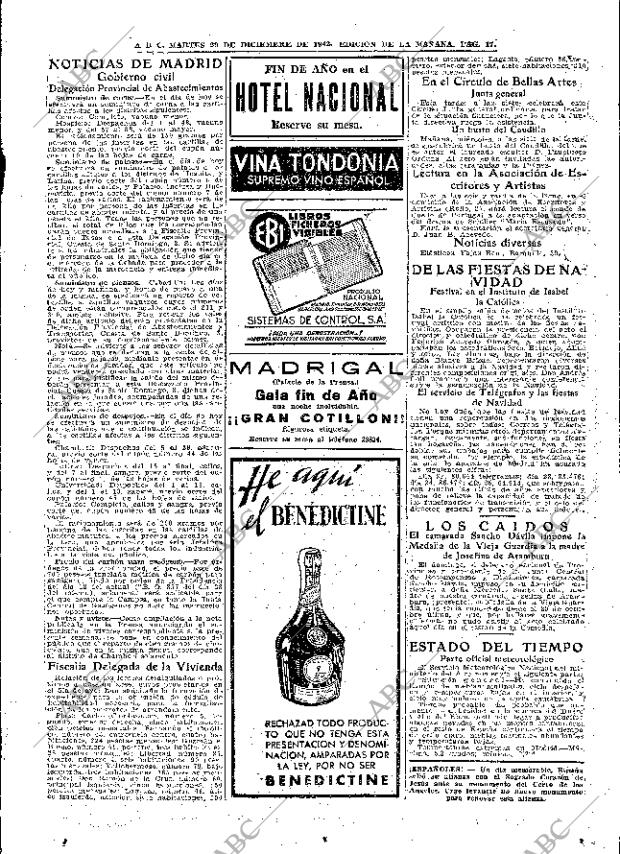 ABC MADRID 29-12-1942 página 17
