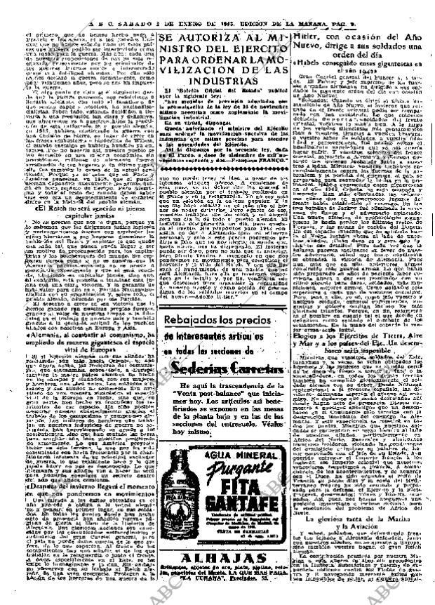 ABC MADRID 02-01-1943 página 9