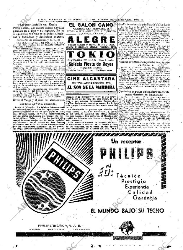ABC MADRID 05-01-1943 página 8