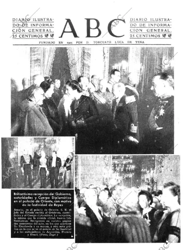 ABC MADRID 07-01-1943 página 1