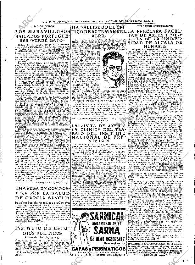 ABC MADRID 20-01-1943 página 9