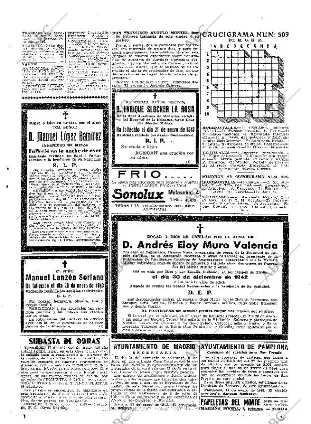 ABC MADRID 22-01-1943 página 15