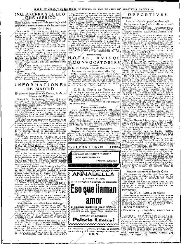 ABC SEVILLA 29-01-1943 página 10