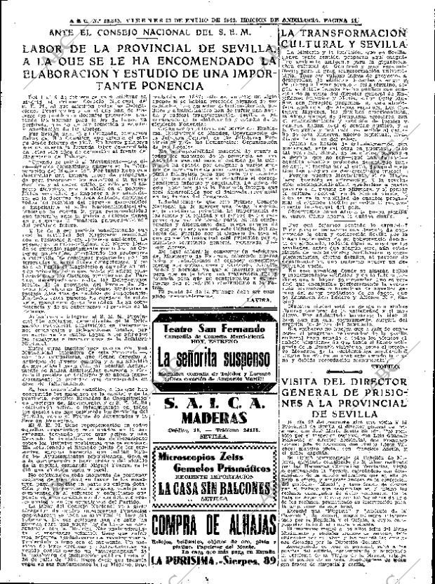 ABC SEVILLA 29-01-1943 página 11