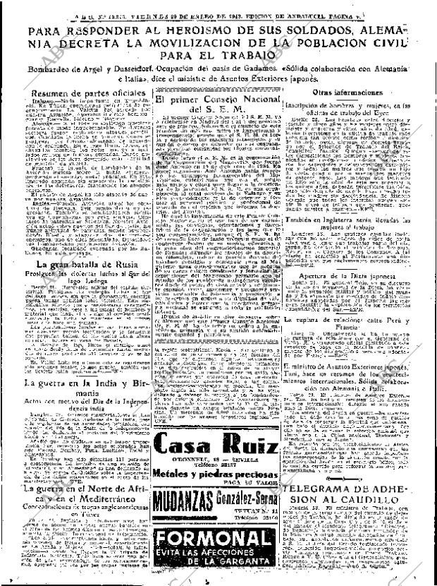 ABC SEVILLA 29-01-1943 página 7