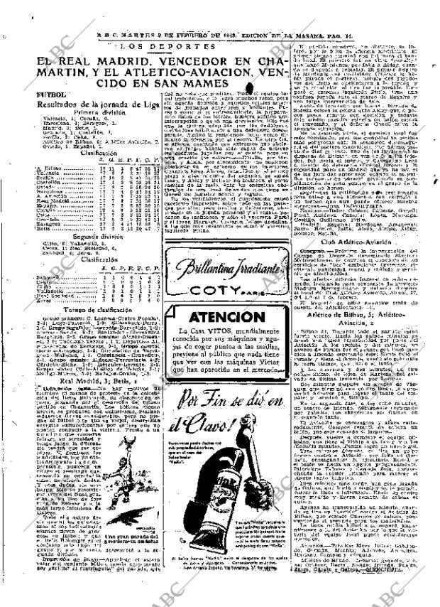 ABC MADRID 02-02-1943 página 14
