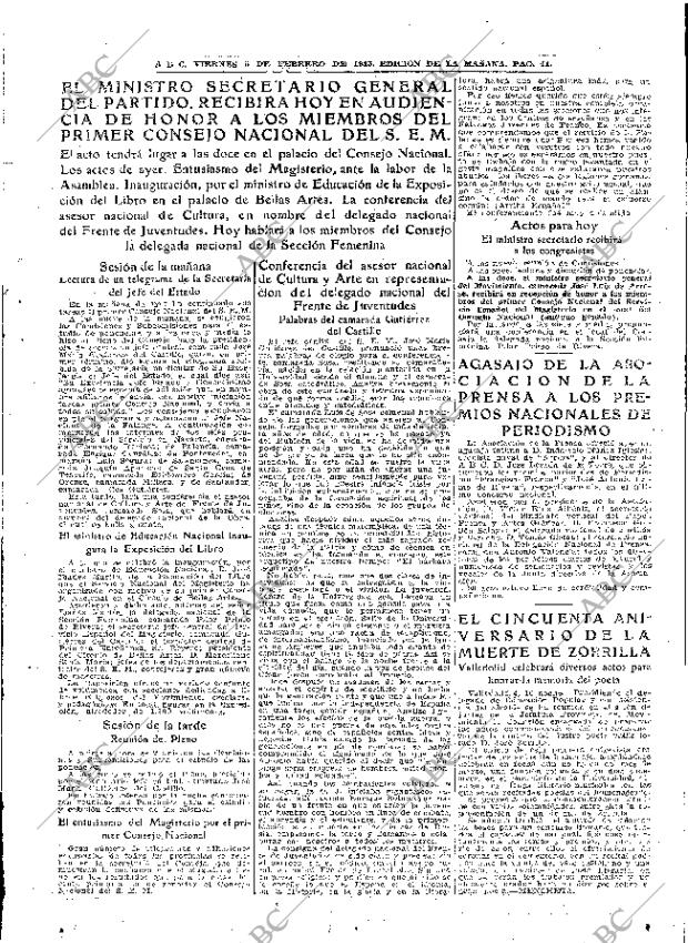 ABC MADRID 05-02-1943 página 11