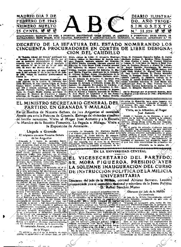 ABC MADRID 07-02-1943 página 23