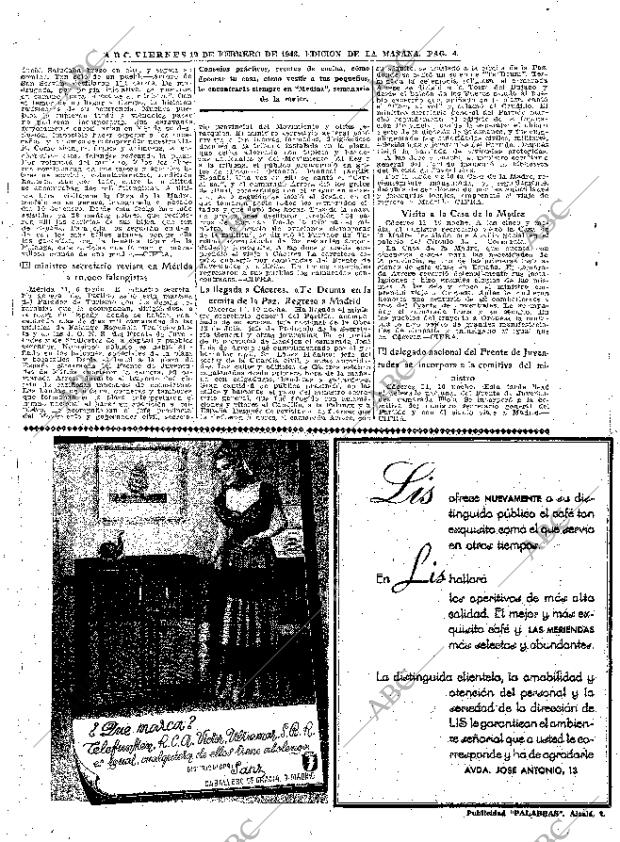 ABC MADRID 12-02-1943 página 4