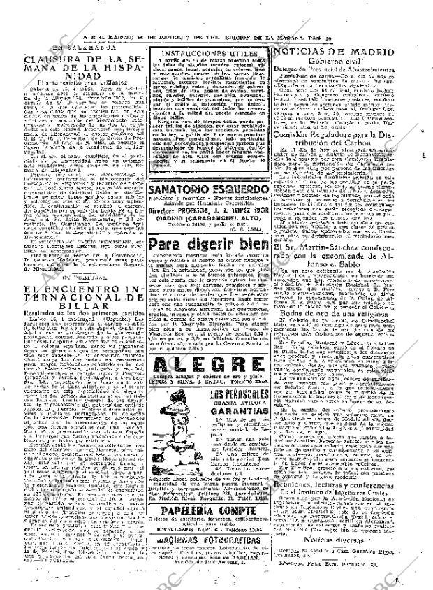 ABC MADRID 16-02-1943 página 16